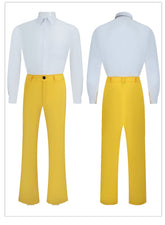 Beetlejuice 2BOB Yellow Suit Cosplay Costume for Halloween - Coscosmos